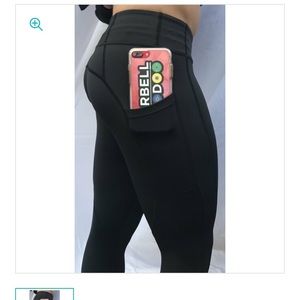 Barbell Voodoo Black Pocket Capris